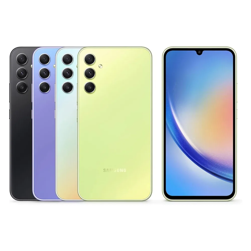⁦سامسونج جالاكسي A34 A346B شبكة الجيل الخامس 5G 8 جيجابايت - 256 جيجابايت، اندرويد، اوسم جرافيت⁩ - الصورة ⁦1⁩